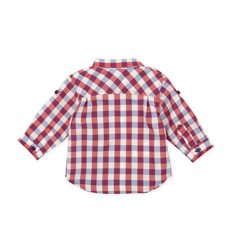 Red, White & Blue Gingham Shirt